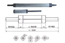 瓦片式气胀轴